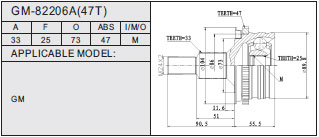 GM-82206A（47T）
