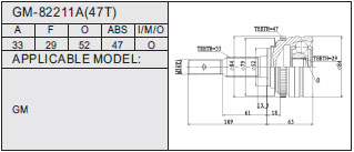 GM-82211A（47T）