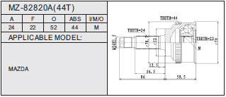 MZ-82820A（44T）